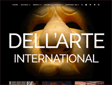 Tablet Screenshot of dellarte.com
